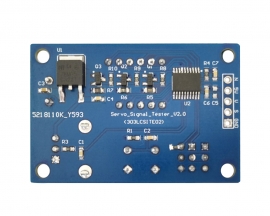 DC 5V-12V Servo Motor Tester Servo Driver High Level Signal Tester 3-gear Indicator